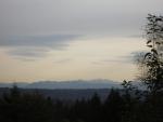 snow on the mountains
