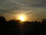 Loire valley sunset
